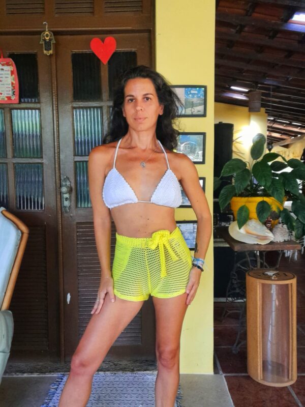 Short amarelo de amarrar - Luc Mar - tam M - Image 3