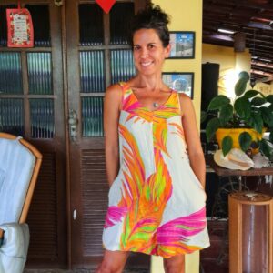 Macaquinho estampado – Fresia – tam P