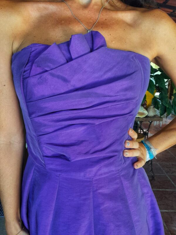 Vestido lilás tomara que caia - Azpex - tam P - Image 3