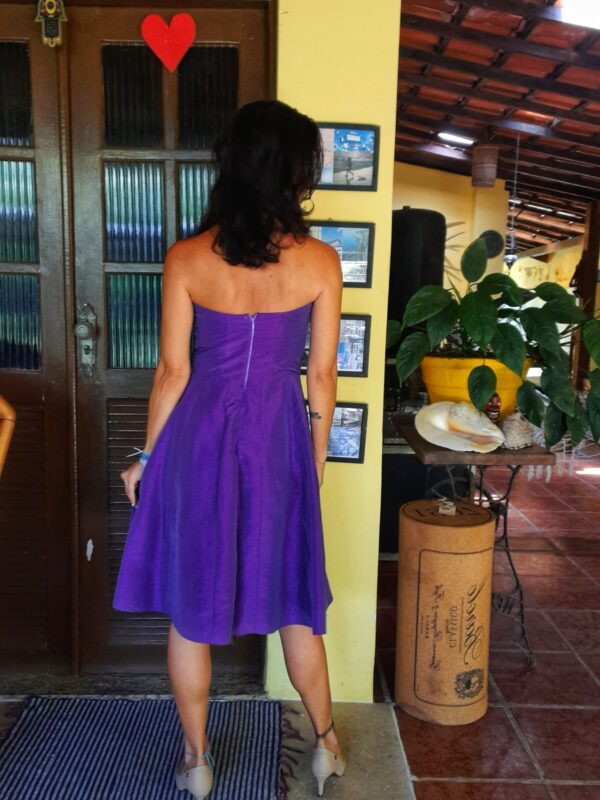 Vestido lilás tomara que caia - Azpex - tam P - Image 2