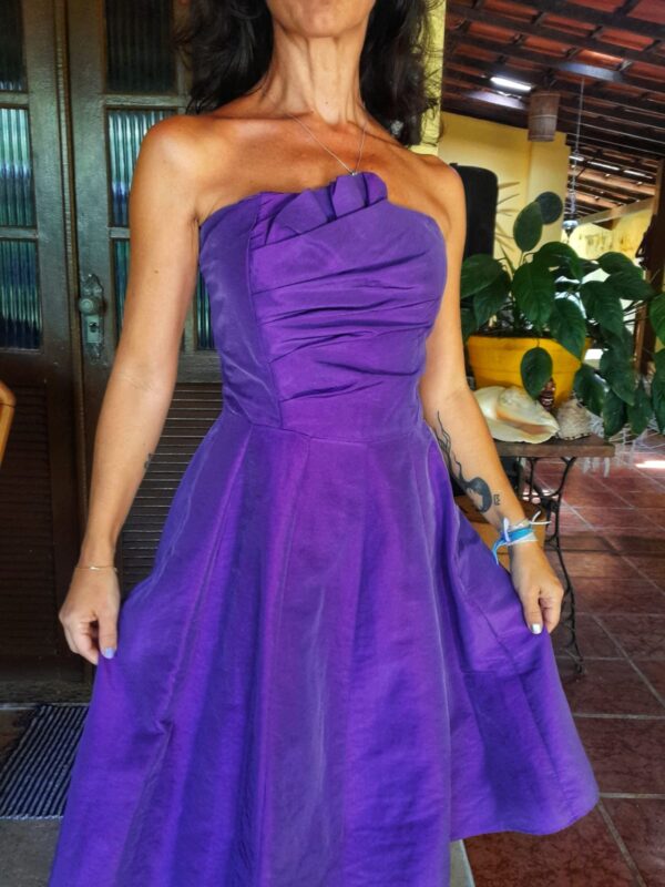 Vestido lilás tomara que caia - Azpex - tam P