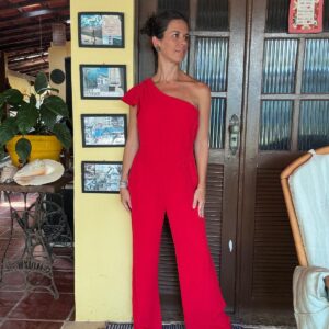 Macacão vermelho – Villa Nik – tam 38