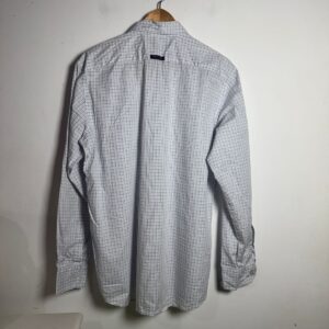 Camisa social quadriculada azul – Polo Style – tam G