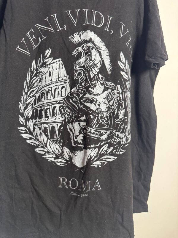 Camiseta preta estampa Roma - BS - tam P - Image 3