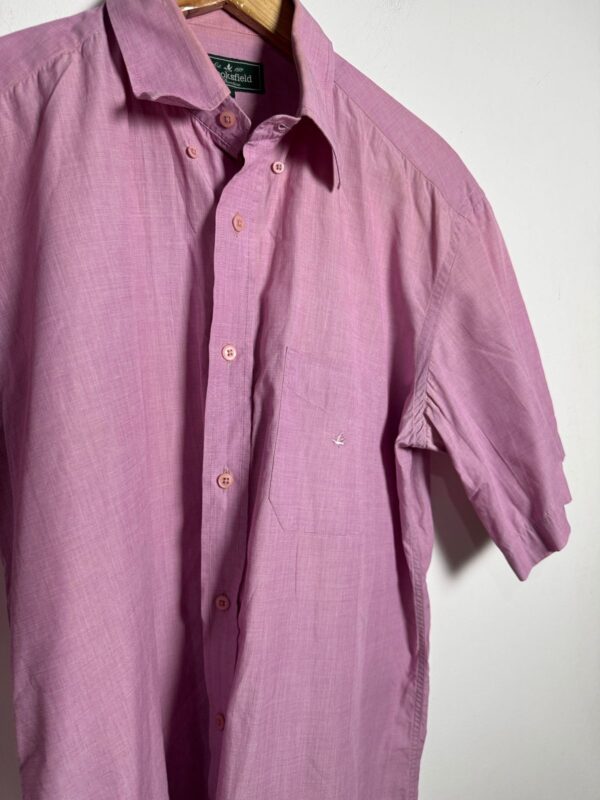 Camisa social rosa claro - Brooksfield - tam G - Image 3