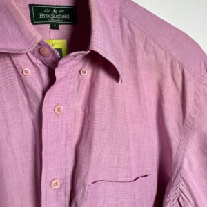 Camisa social rosa claro – Brooksfield – tam G