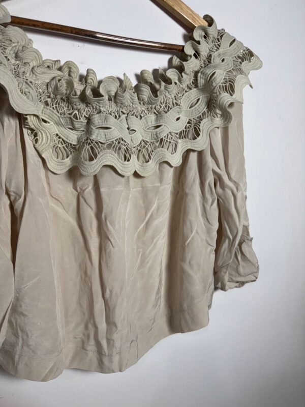 Camisa nude com detalhes - Hit - tam PP - Image 4