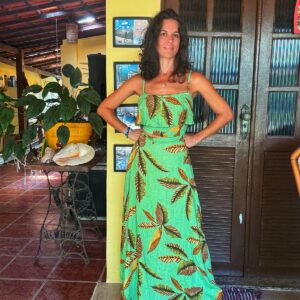 Conjunto verde estampado – Dazz modas – tam M