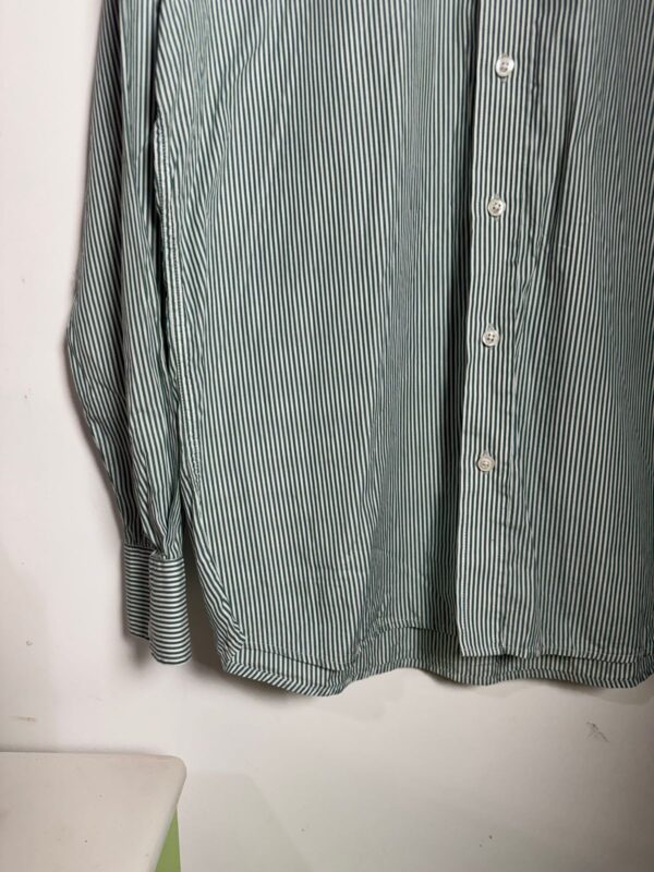 Camisa social verde listrada - Kitsch - tam G - Image 4