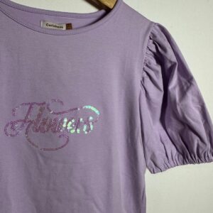 Camisa lilás – Carinhoso – tam 16