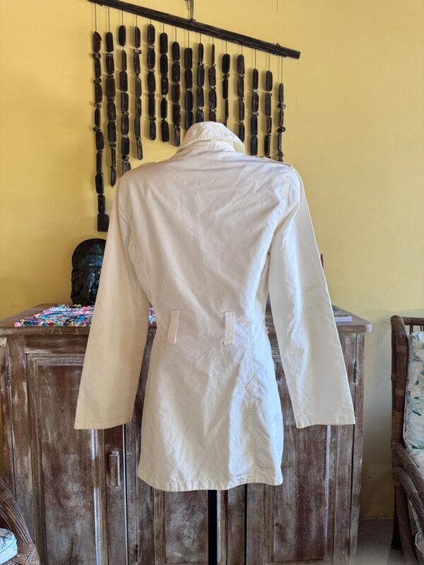 Casaco trench coat branco gelo - Zara - tam M - Image 6