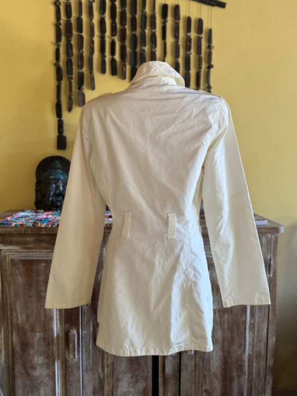 Casaco trench coat branco gelo - Zara - tam M - Image 3