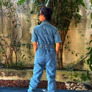 Macacão jeans – Usoassim – tam P