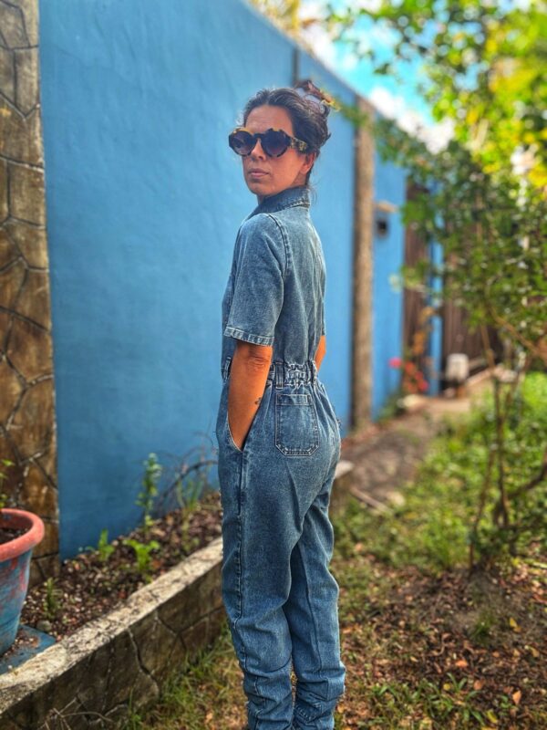 Macacão jeans - Usoassim - tam P - Image 4