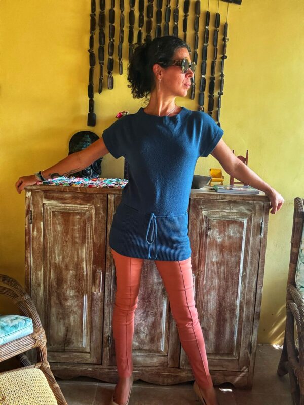 Blusa azul marinho de tricô - Miss H - tam 38 - Image 3