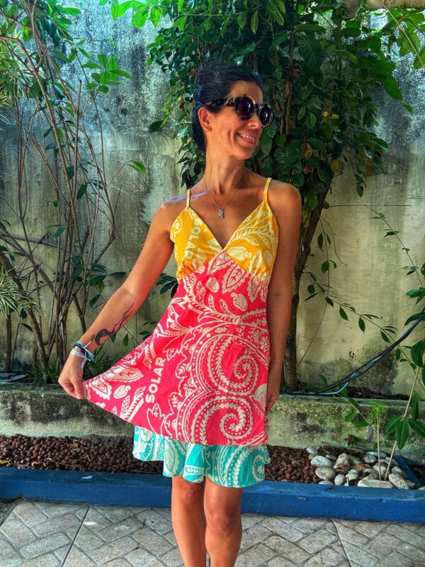 Vestido colorido - Liz - tam M *NOVO* - Image 5
