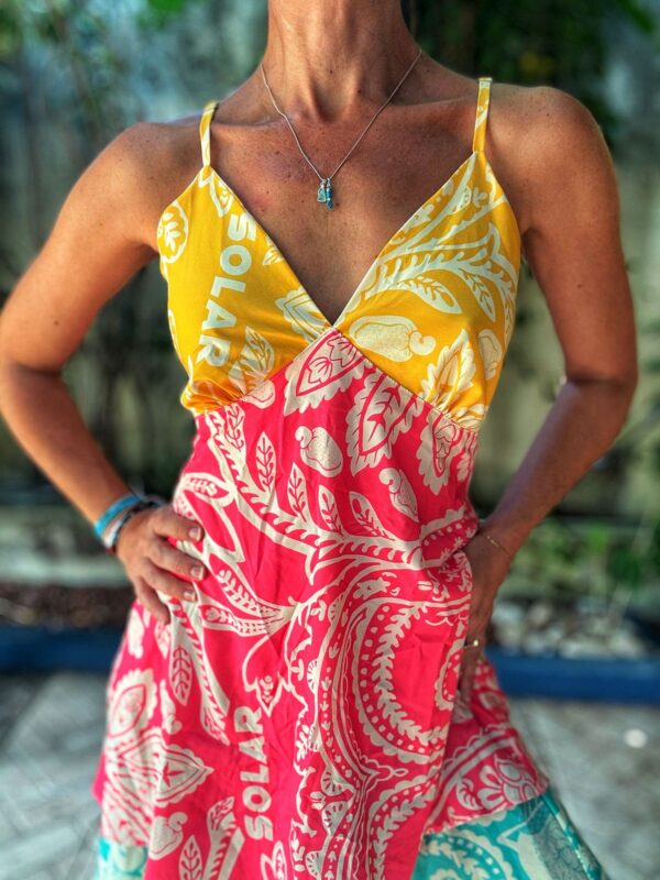 Vestido colorido - Liz - tam M *NOVO* - Image 3