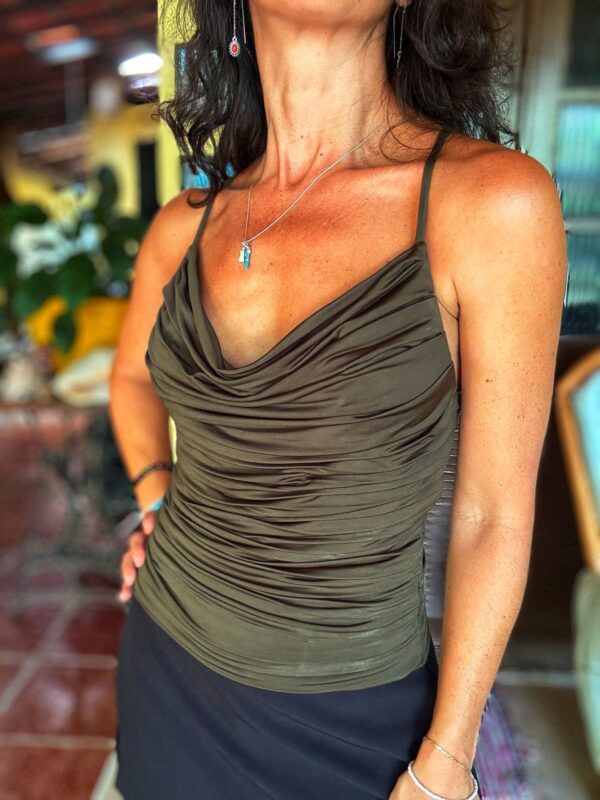 Blusa verde musgo - Express - tam P *NOVO*