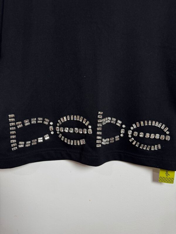 Camisa preta com marca bordada com pedras - Bebe - tam P *NOVO* - Image 2