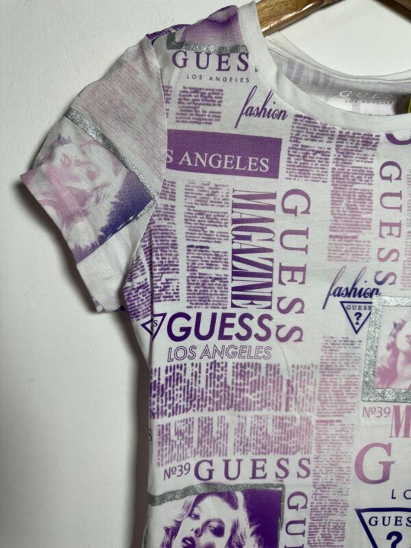 Blusa estampa lilás - Guess - tam P *NOVO* - Image 2