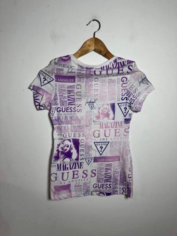 Blusa estampa lilás - Guess - tam P *NOVO* - Image 3