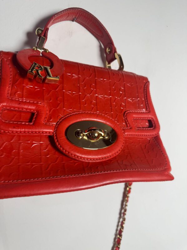 Bolsa Ralph Lauren vermelha alaranjada original - Image 4