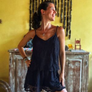 Macaquinho preto delicado – tam M