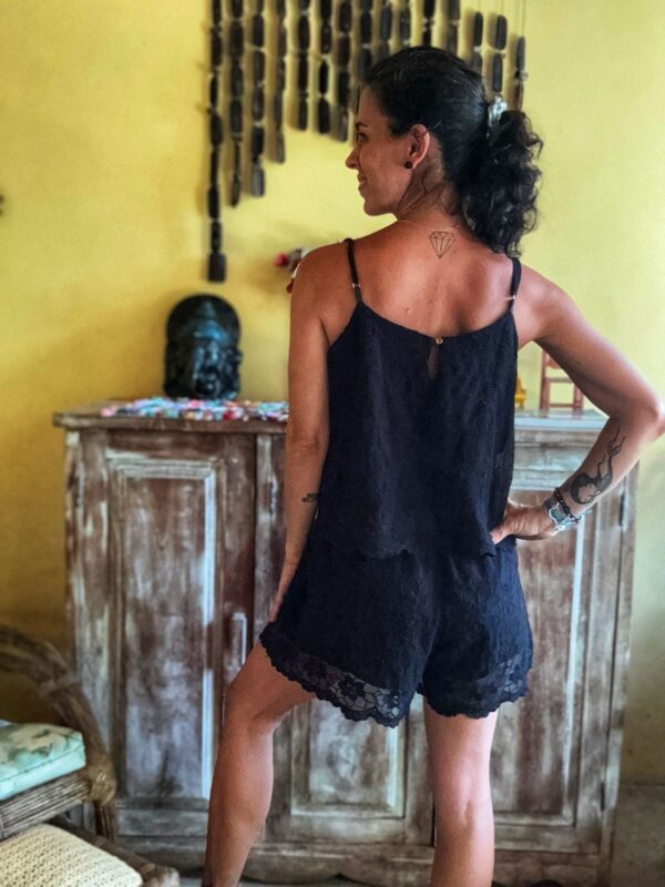 Macaquinho preto delicado - tam M - Image 5