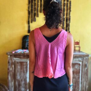 Cropped rosa lilás – All is love – tam M