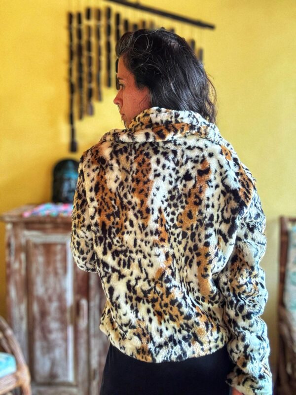 Casaco de pelúcia animal print - Cotawa - tam 38 - Image 5