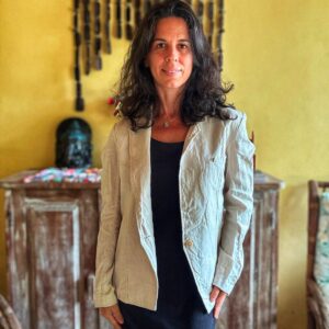 Blazer bege de linho – Ellus – tam 38