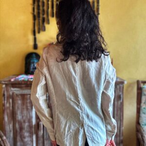 Blazer bege de linho – Ellus – tam 38