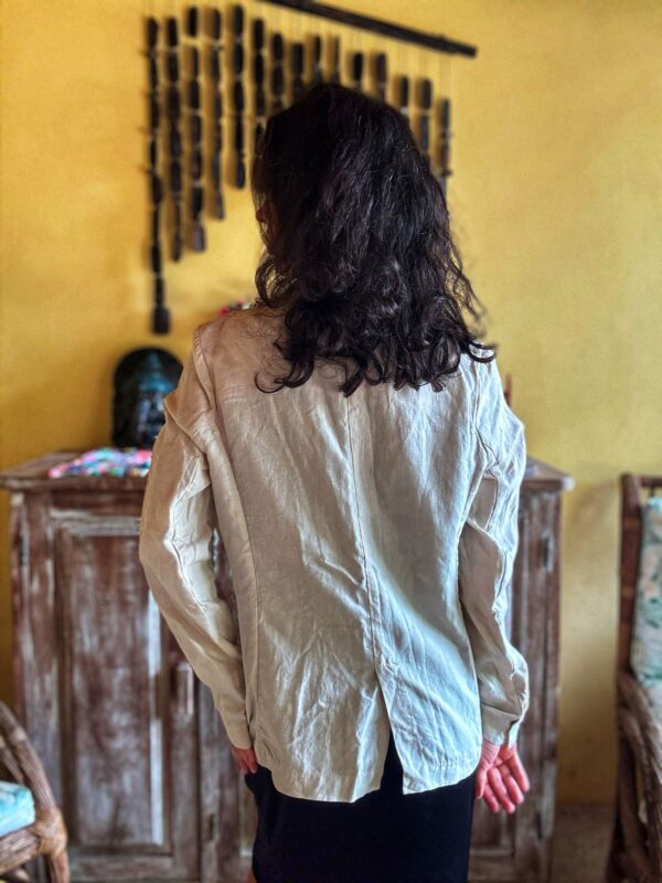 Blazer bege de linho - Ellus - tam 38 - Image 2
