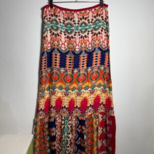 Saia longa estampa étnica – Think – tam 38