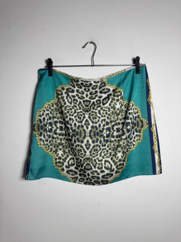 Saia verde animal print - Pink Shine - tam 42 - Image 2