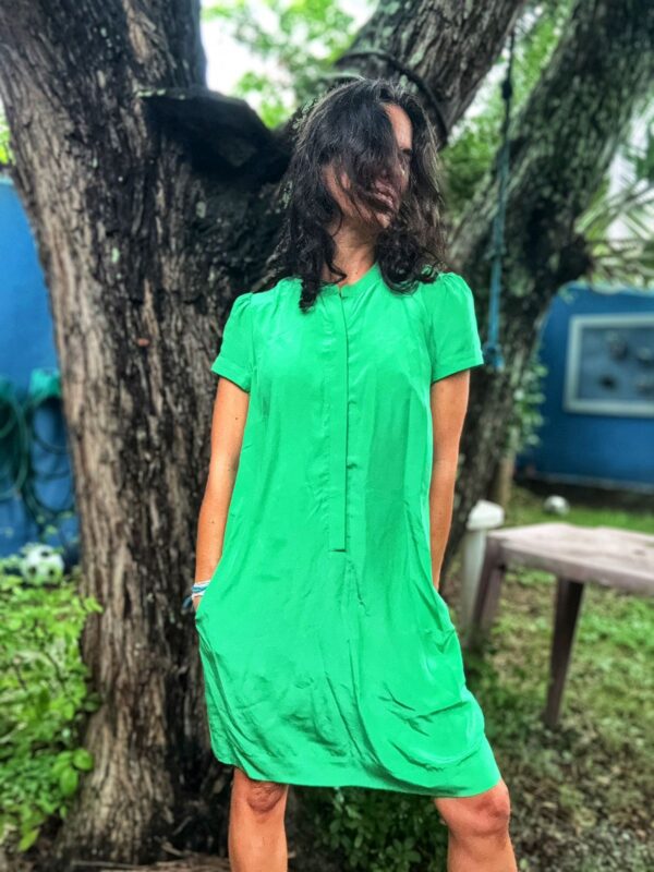 Vestido verde - Bebe - tam P - Image 5