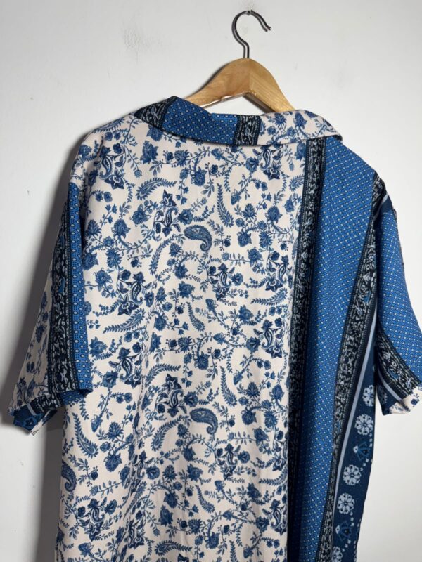 Chemise azul estampado - tam G - Image 3