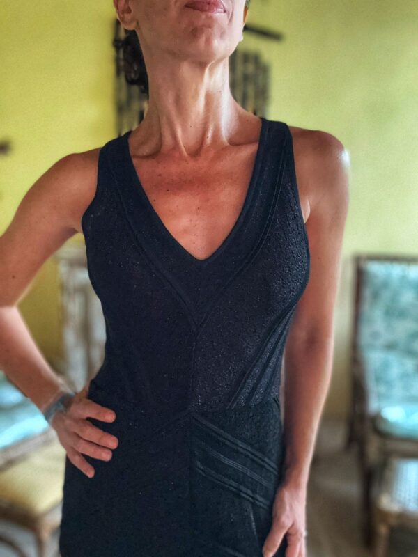 Vestido preto com brilho  - Cecilia Prado - tam P - Image 4