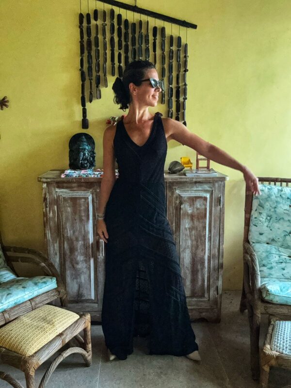 Vestido preto com brilho  - Cecilia Prado - tam P - Image 5