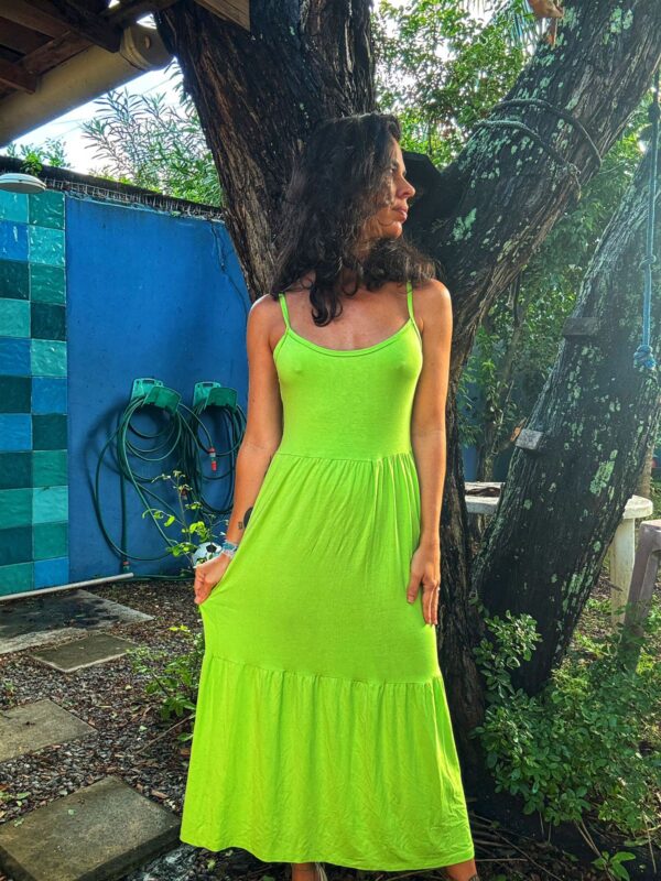 Vestido verde abacate - Lore Bella - tam G - Image 3