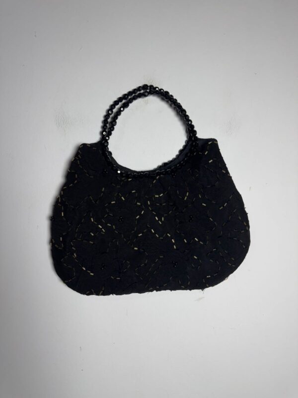 Bolsa preta com miçangas - Image 3