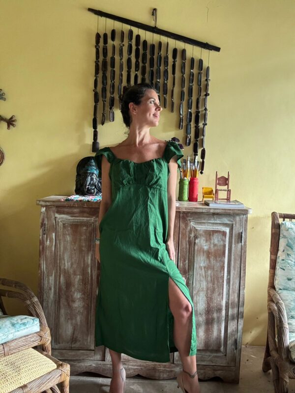Vestido verde - Bluesteel - tam G