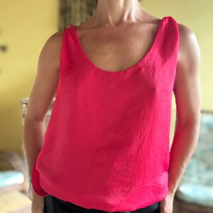 Blusa balonê rosa – Mara Mac – tam 38