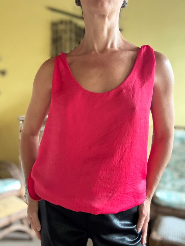 Blusa balonê rosa - Mara Mac - tam 38