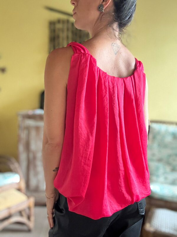 Blusa balonê rosa - Mara Mac - tam 38 - Image 2