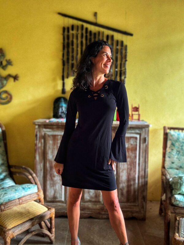 Vestido preto manga comprida - Michael Kors - tam P *NOVO*