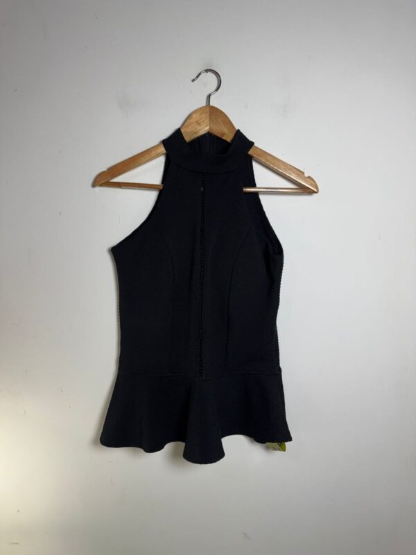 Blusa preta gola alta - tam 38 - Image 2