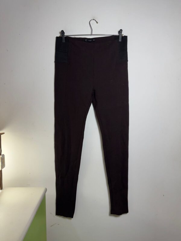 Calça justa marrom - C Basic - tam GG