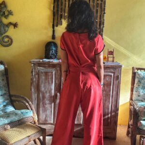 Macacão terracota – Belle Epoque – tam G