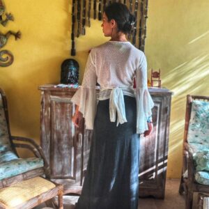 Saia longa cinza – Pull&Bear – tam P